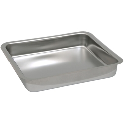 Ταψί ανοξείδωτο 18/10 ορθογώνιο 43x37εκ Silver SIL-4337