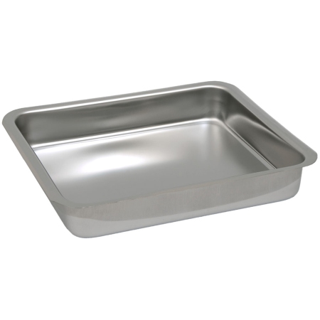 Ταψί ανοξείδωτο 18/10 ορθογώνιο 43x37εκ Silver SIL-4337