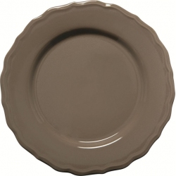 Πιάτο φρούτου κεραμικό Juliet καφέ 21εκ Happy Ware 51.10018