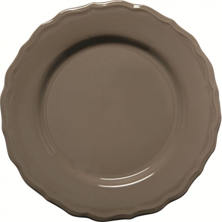 Πιάτο φρούτου κεραμικό Juliet καφέ 21εκ Happy Ware 51.10018