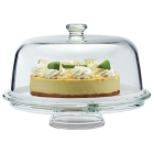 Τουρτιέρα με πόδι-ορντεβιέρα γυάλινη Palladio 31εκ Borgonovo 01.65037