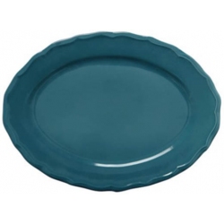 Πιατέλα κεραμική Juliet μπλε 34εκ Happy Ware 51.10035