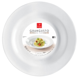 Πιάτο ζυμαρικών γυάλινο πυράντοχο λευκό 29.5εκ Bormioli Rocco 00.56152