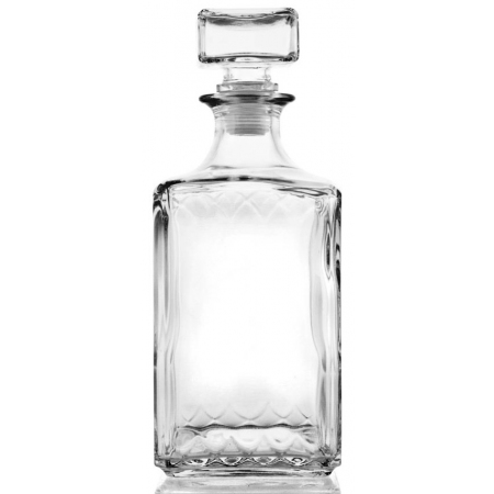 Καράφα γυάλινη με πώμα Excalibur 1000cc 13140119 Borgonovo 01.70032