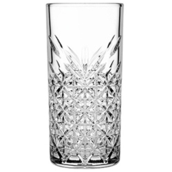 Ποτήρι σωλήνα γυάλινο διάφανο Timeless 450cc Pasabahce 52800