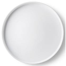 Πιάτο ρηχό γυάλινο πυράντοχο Grangusto Alta cucina λευκό 27x2εκ Bormioli Rocco 00.56160