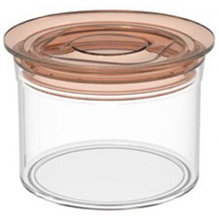 Βάζο αποθήκευσης plexiglass πορτοκαλί 550ml Biesse P050/24