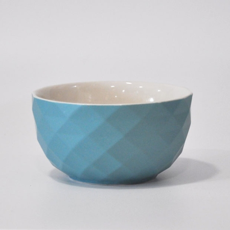 Μπωλ πρωινού πορσελάνης γαλάζιο 550ml Kostopoulos 60.40402