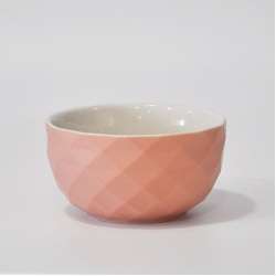 Μπωλ πρωινού πορσελάνης ροζ 550ml Kostopoulos 60.40402