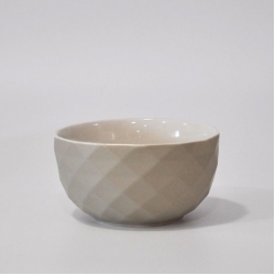 Μπωλ πρωινού πορσελάνης μπεζ 550ml Kostopoulos 60.40402