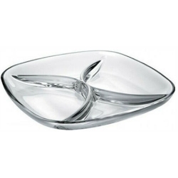 Ορντεβιέρα 4 θέσεων γυάλινη Palladio 25x25x3.5εκ Borgonovo 01.49023