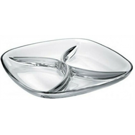 Ορντεβιέρα 4 θέσεων γυάλινη Palladio 25x25x3.5εκ Borgonovo 01.49023