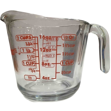 Δοσομετρητής γυάλινος 500ml Anchor 90.55177