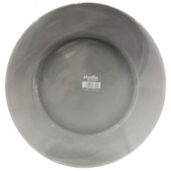 Πιατέλα γυάλινη Eclissi γκρι 32x1.5εκ Bormioli Rocco 00.52038