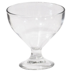Μπωλ παγωτού σετ 6 τεμαχίων γυάλινο διάφανο California Dessert 360cc Bormioli Rocco 00.10473