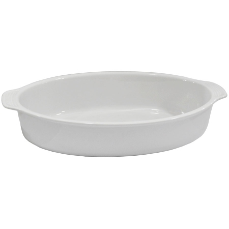 Ταψί πυρίμαχο πορσελάνης οβάλ λευκό 36.5x22x7εκ Profil 39.01269