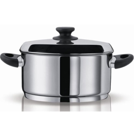 Χύτρα ανοξείδωτη 18/10 Zeon 18εκ Pyramis 015218201