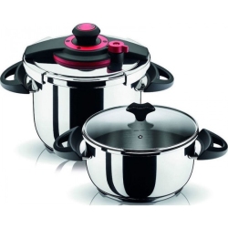 Set Quattro χύτρα ταχύτητας Optimum Plus 8lt+4.5lt  Pyramis 014004601