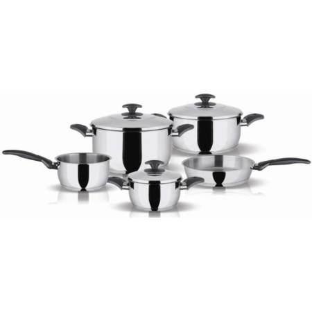 Σετ 5 τεμαχίων ανοξειδωτα σκεύη 18/10  Gourmet  Pyramis 015700901