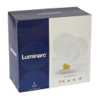 Πιάτα σετ 18 τεμαχίων Harena λευκό Luminarc L3270