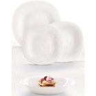 Πιάτα σετ 18 τεμαχίων Carine λευκό Luminarc N2184
