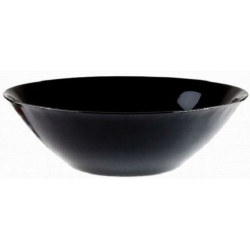 Σαλατιέρα γυάλινη πυράντοχη Carine μαύρη 27εκ Luminarc D2376