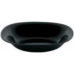 Πιάτο βαθύ γυάλινο πυράντοχο Carine μαύρο 21εκ Luminarc L9818