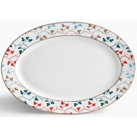 Πιατέλα πορσελάνης οβάλ Pergola 36x25.5εκ Ionia 7001005