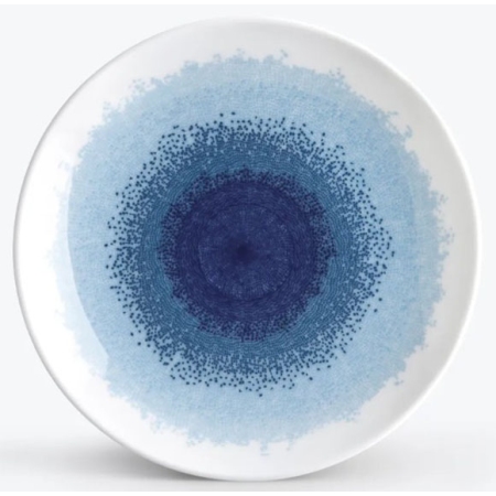 Πιάτο φρούτου πορσελάνης Apeiron blue 20.5x2.5εκ Ionia 3182152