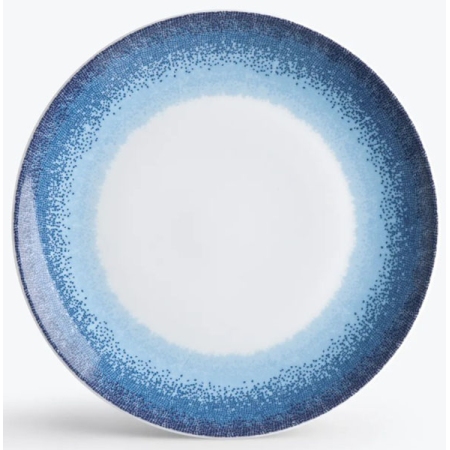 Πιάτο ρηχό πορσελάνης Apeiron blue 26.5x3εκ Ionia 3182150