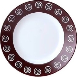 Πιάτο βαθύ γυάλινο πυράντοχο Sirocco καφέ 22x3.2εκ Luminarc 1310565