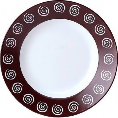 Πιάτο βαθύ γυάλινο πυράντοχο Sirocco καφέ 22x3.2εκ Luminarc 1310565