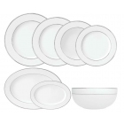 Πιάτα πορσελάνης σετ 72 τεμαχίων Dantelle Ionia 8640290S