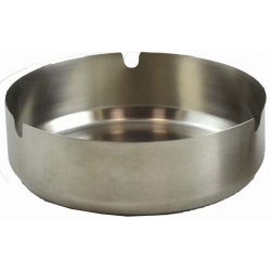 Σταχτοδοχείο μεταλλικό ασημί 9.5εκ Sidirela E-3307