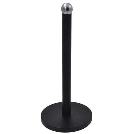 Βάση ρολού ανοξείδωτη μαύρο-inox 15x34εκ Sidirela E-0991