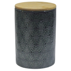 Βάζο αποθήκευσης κεραμικό βεραμάν 11x16εκ Sidirela E-3856