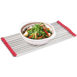 Σχάρα νεροχύτη ανοξείδωτη ασημί 49εκ Sidirela E-3954