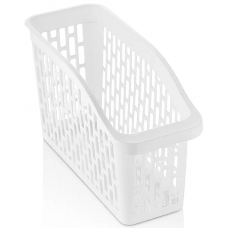 Καλάθι αποθήκευσης πλαστικό 12x28x12εκ Sidirela E-4230