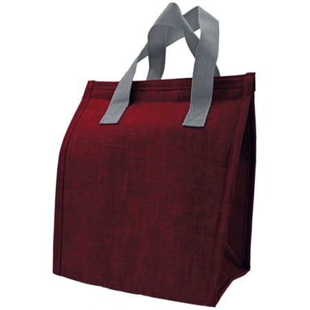 Ισοθερμική τσάντα-ψυγείο κόκκινη 23x15x26εκ Sidirela E-4125