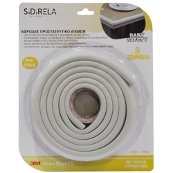 Προστατευτικό αιχμών αφρώδες γκρι 2 μέτρα Sidirela E-3762