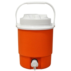 Παγούρι θερμός με βρυσάκι πορτοκαλί 4Lt Sidirela E-1278