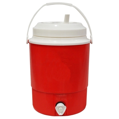 Παγούρι θερμός με βρυσάκι κόκκινο 8Lt Sidirela E-1623