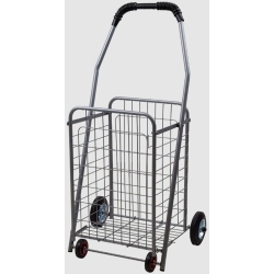 Καροτσάκι λαϊκής μεταλλικό σπαστό γκρι 45x37x84εκ Sidirela E-3150