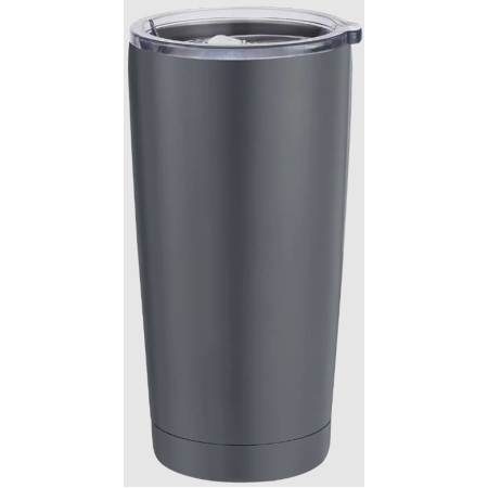 Ποτήρι θερμός ανοξείδωτο γκρι 600ml Sidirela E-4263