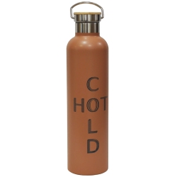 Μπουκάλι θερμός ανοξείδωτο Eco dusty pink 1Lt Sidirela E-4351