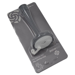 Βάση ντουζ σιλικόνης γκρι 6x13εκ Sidirela E-4020