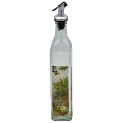 Λαδικό γυάλινο Ελιά πράσινο 500ml Sidirela E-2344