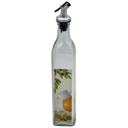 Λαδικό γυάλινο Ελιά πράσινο-κίτρινο 750ml Sidirela E-2345