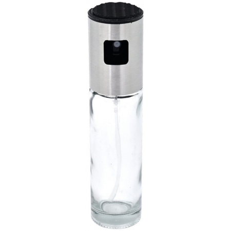 Σπρέϋ λαδιού γυάλινο διάφανο-μαύρο 100ml Sidirela E-4458