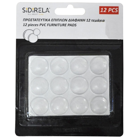 Προστατευτικά επίπλων σετ 12 τεμαχίων διάφανο 1.9εκ Sidirela E-2356